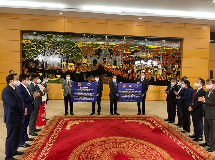 Vaccines and medical equipment sponsored during RoK and India trips handed over